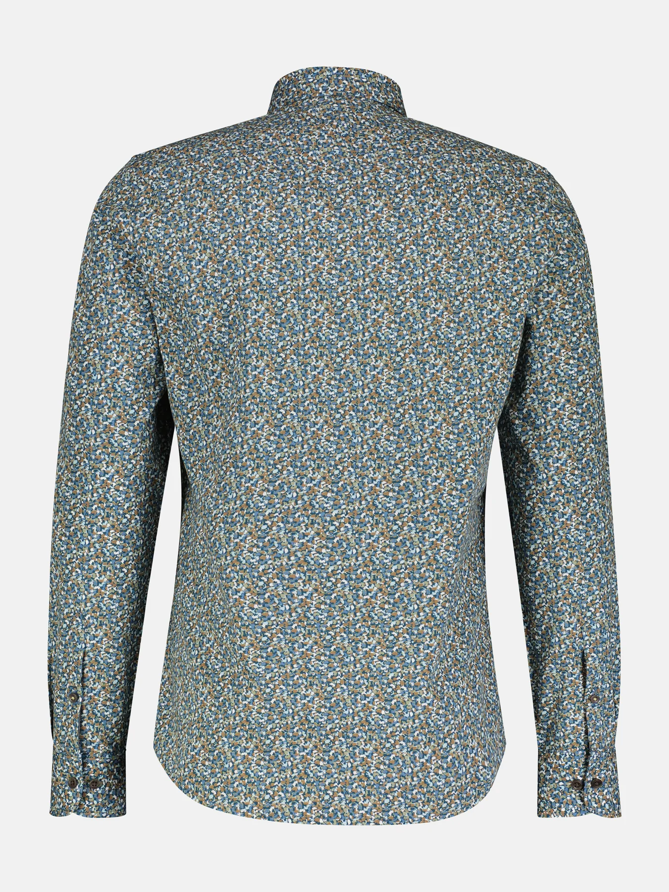 Lerros Print Shirt - Frosted Blue