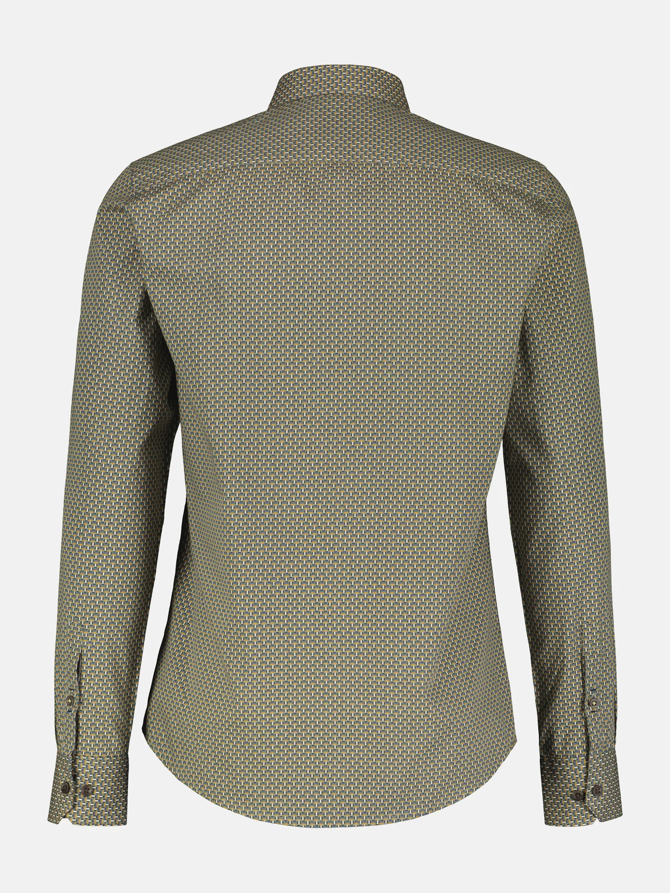 Lerros Overhemd met Geometrische Print - Gentle Reed