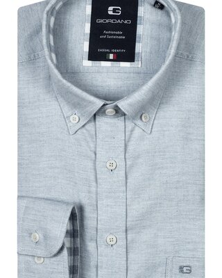 Giordano Button-Down Hemd - Light Blue