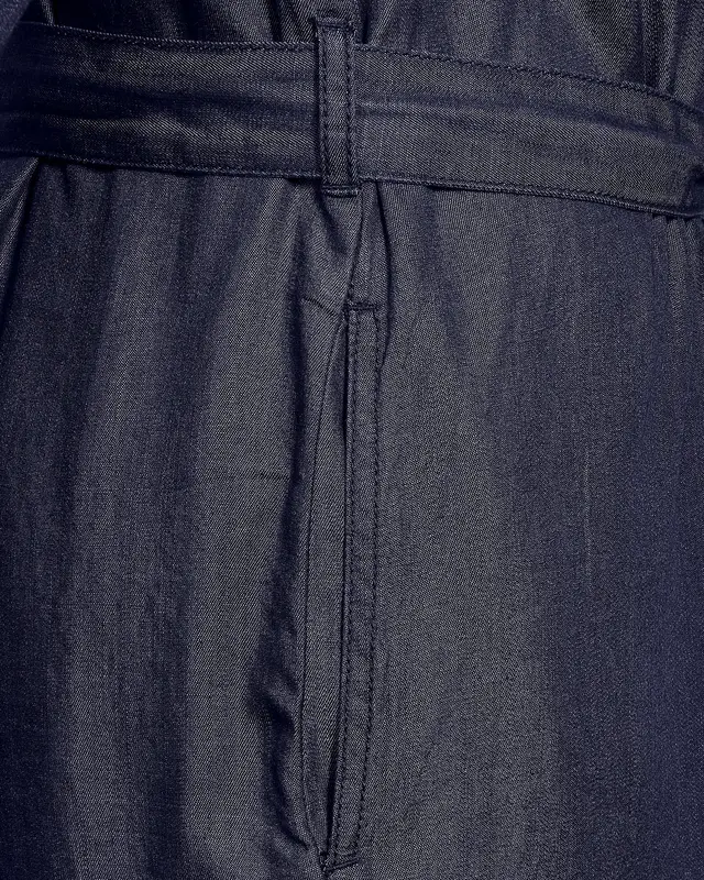 Cecil Lyocell Kleid - Dark Blue Wash