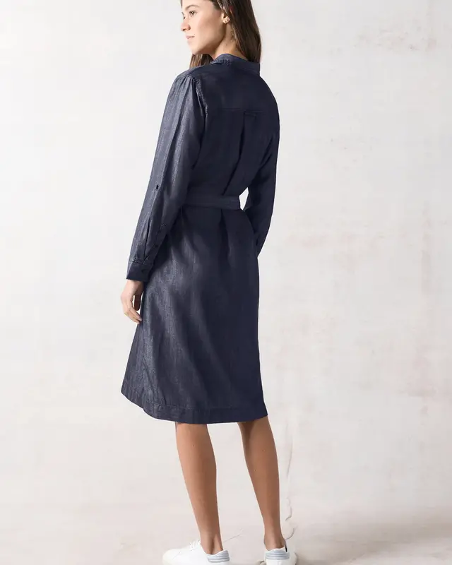 Cecil Lyocell Kleid - Dark Blue Wash