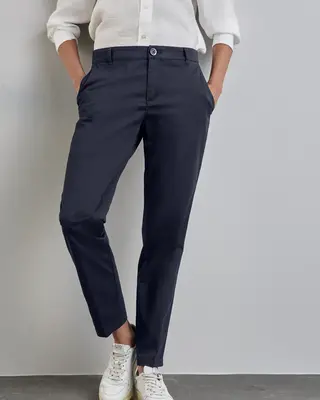 Street One Soft Chino - Night Sky Blue