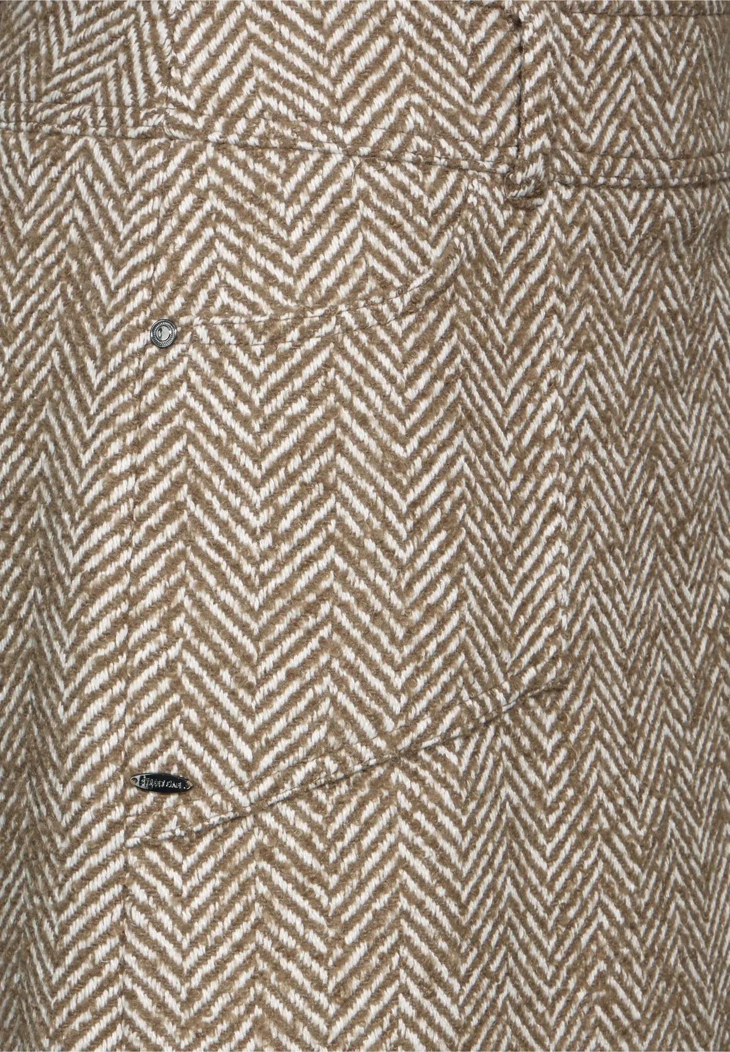 Street One Bouclé Skirt Maja - Rich Mocca