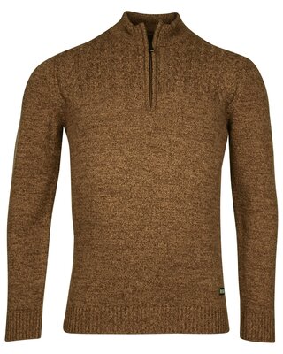 Baileys Wollen Trui met Ronde Hals Brown Bruin Cotton Blues