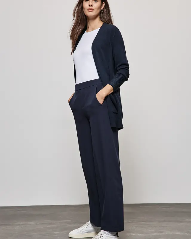 Street One Open Vest - Deep Blue