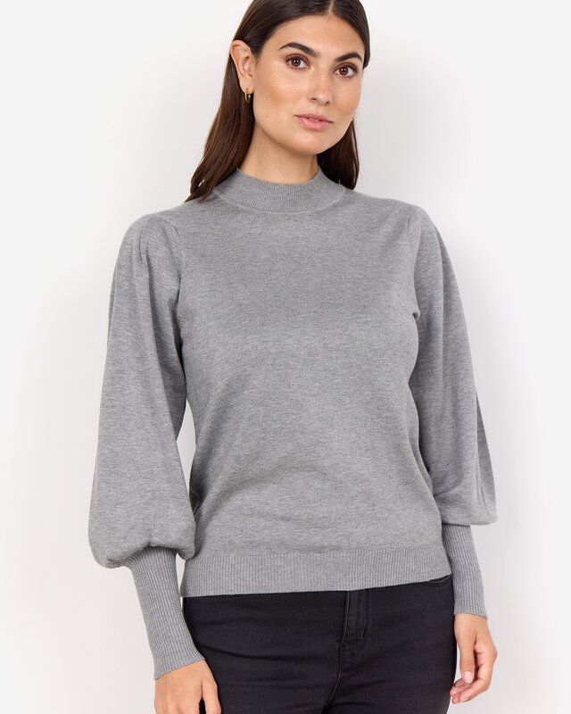 Soyaconcept Sweater Dollie 666 - Medium Grey Melange