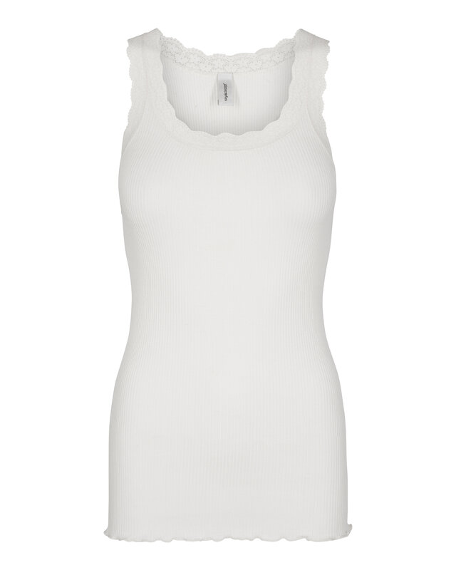 Soyaconcept Top mit Spitze Sarona 1 - Off White