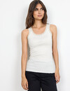 Soyaconcept Top with Lace Sarona 1 - Off White