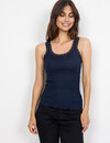 Soyaconcept Top with Lace Sarona 1 - Midnight Blue