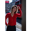 Cardigan Merel - Raspberry Red