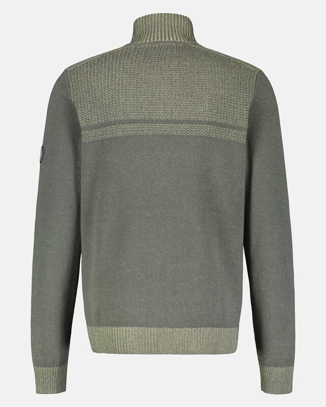 Lerros Structure Knit Cardigan - Chilled Olive