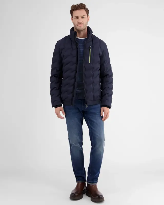 Lerros Cable Knit Jumper - Classic Navy