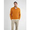 Cable Knit Jumper - Pumpkin Orange