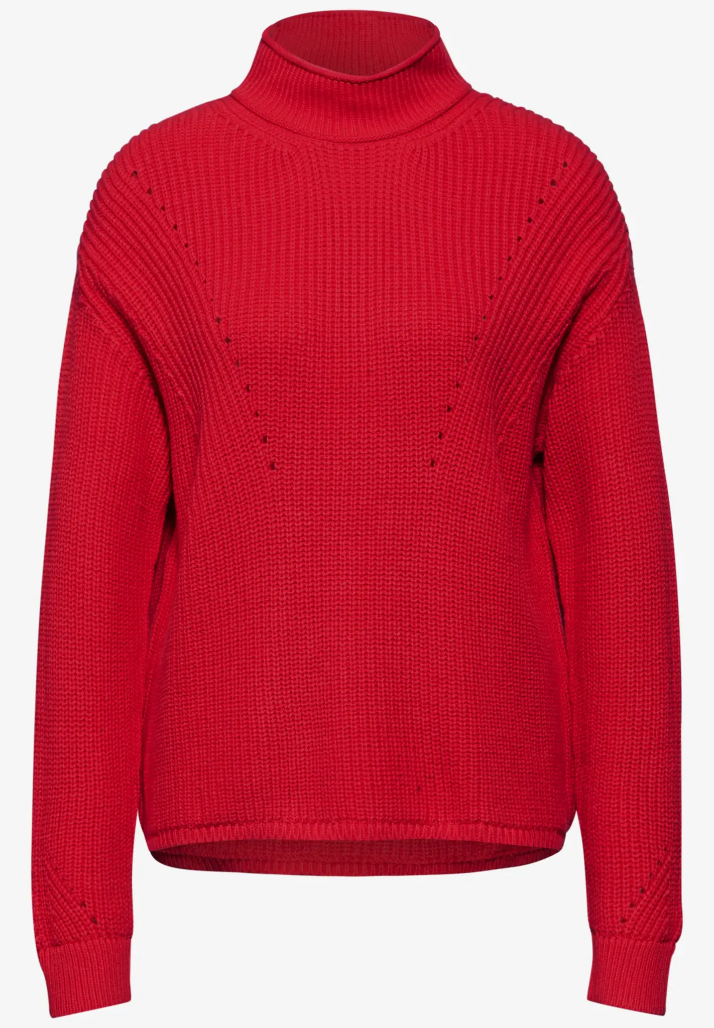 Strickpullover Pullover Rot Strickpullover Pullover Street One Rot