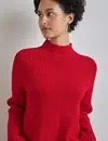 Street One Pullover mit Details - Mandarin Red