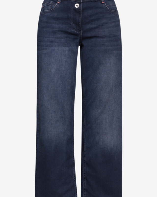 Cecil Loose Fit Jeans Neele - Dark Blue Black Wash