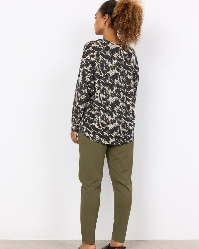 Soyaconcept Soft Shirt Biara AOP 121 - Cream Melange