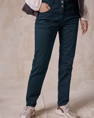 Cecil Casual Pants Scarlett - Oil Blue