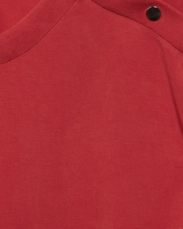 Street One Shirt im Silk Look - Mandarin Red