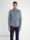 Lerros Poplin Hemd mit Stretchanteil - Frosted Blue