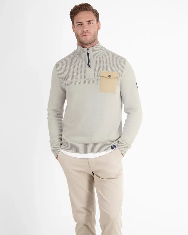 Lerros Troyer with Structure - Broken White Melange