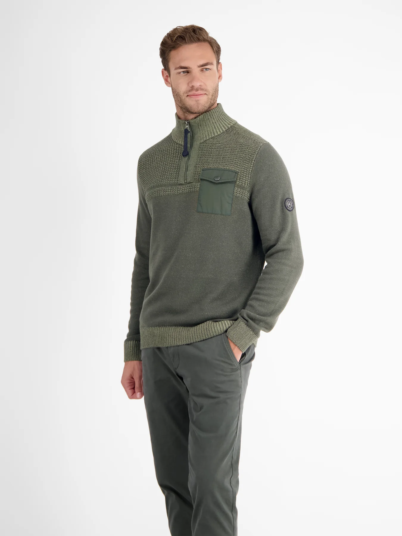 Lerros Troyer with Structure - Chilled Olive