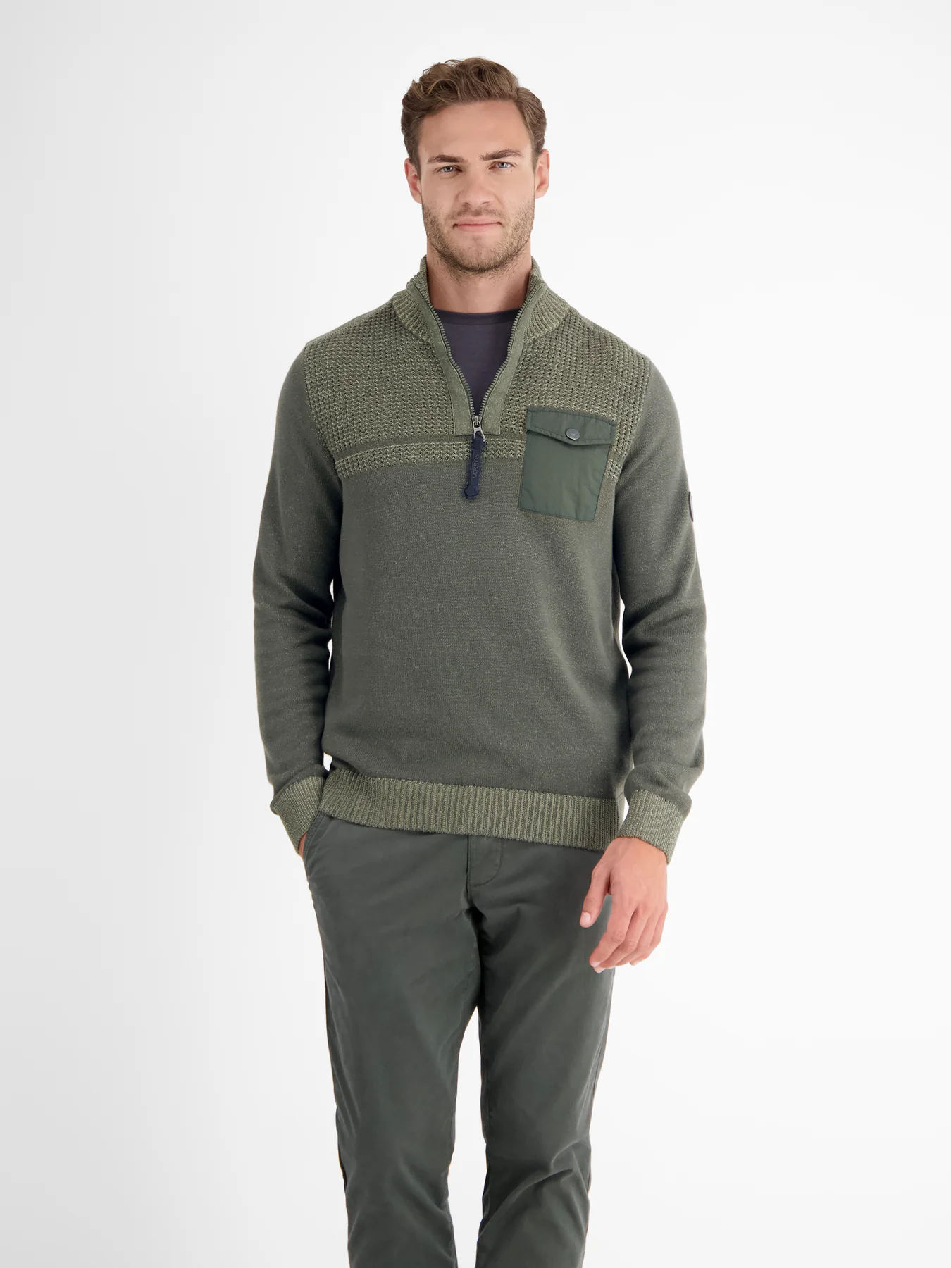 Lerros Troyer with Structure - Chilled Olive