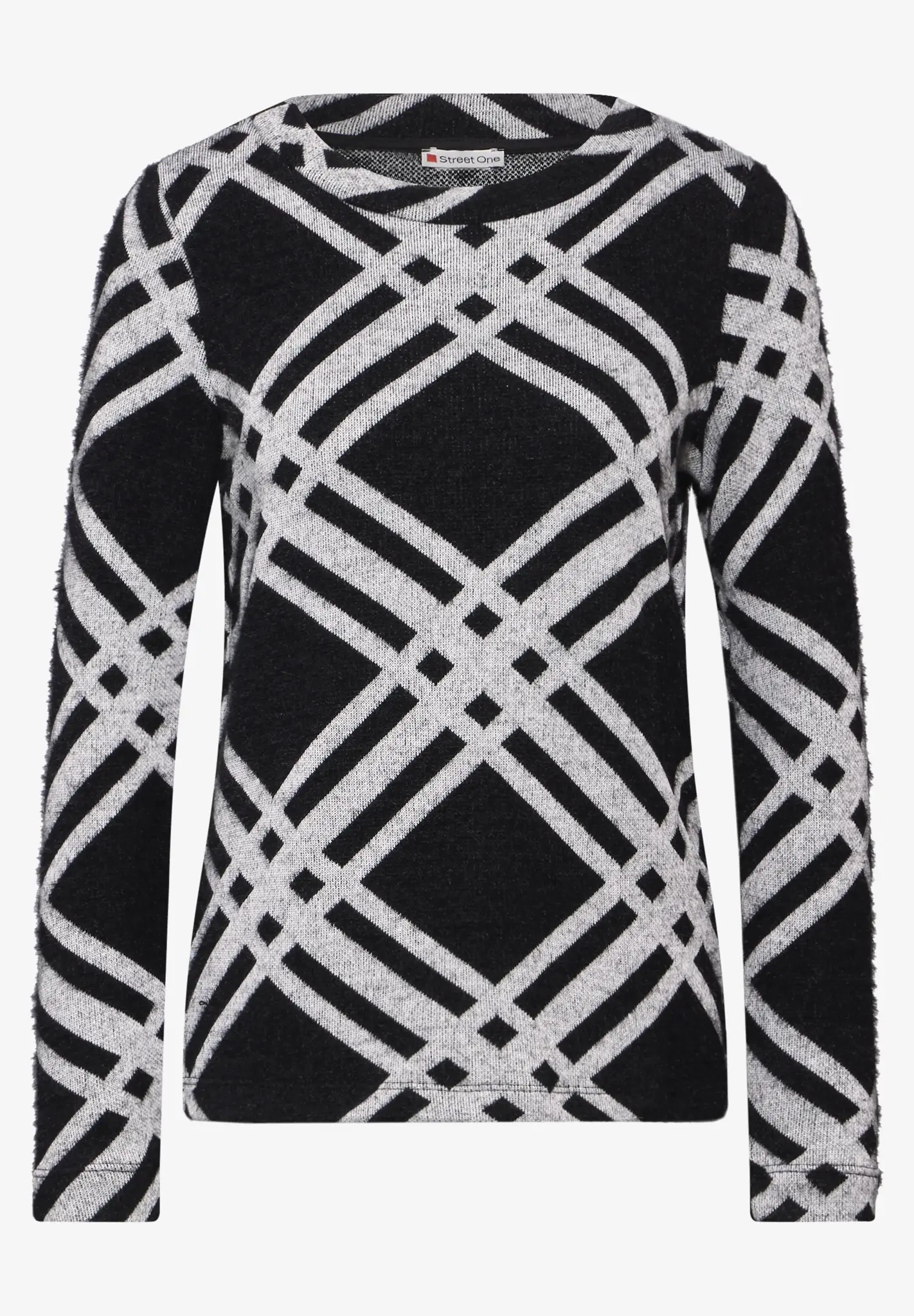 Street One Donzig Shirt Lange Mouw - Black