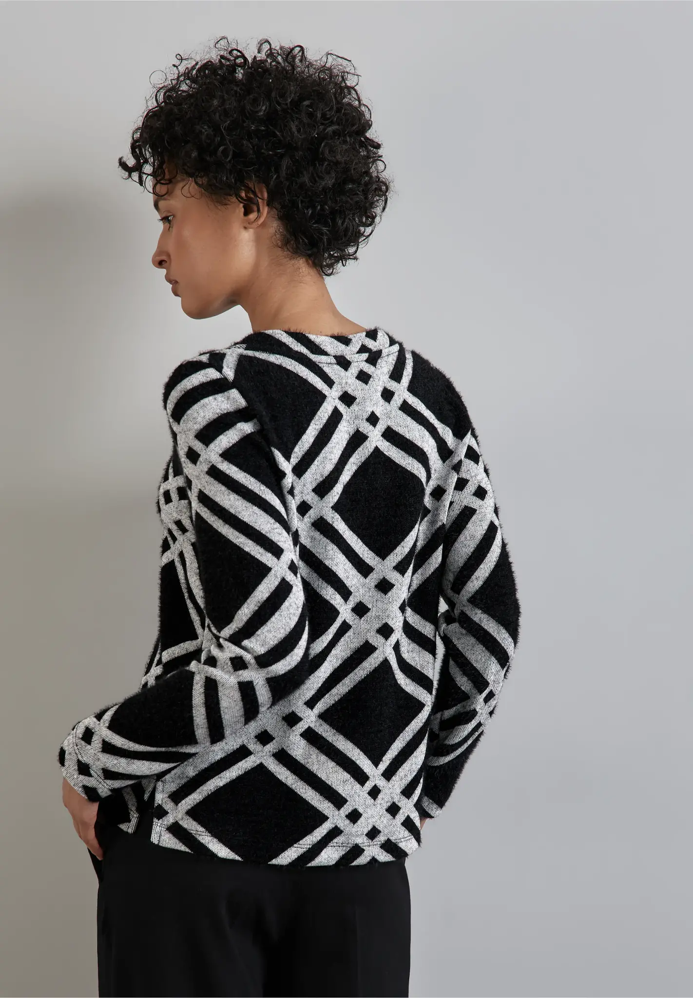 Street One Donzig Shirt Lange Mouw - Black