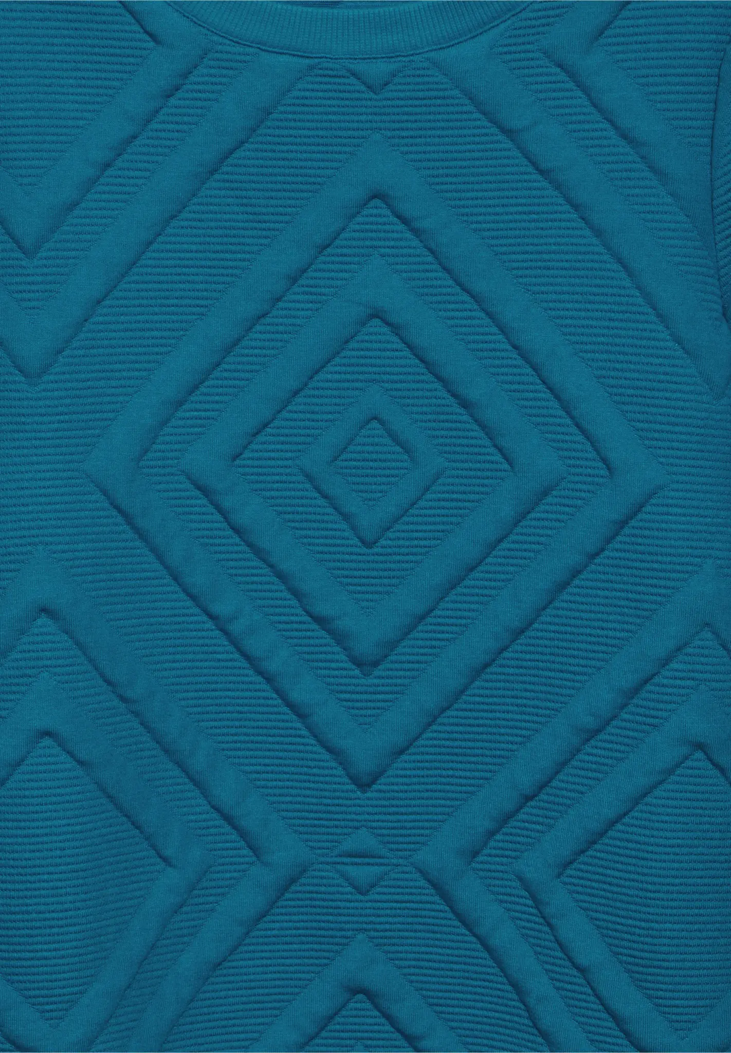 Cecil Shirt met 3D-Structuur - Celestial Aqua Blue