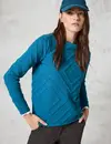 Cecil Shirt with 3D-Structure - Celestial Aqua Blue