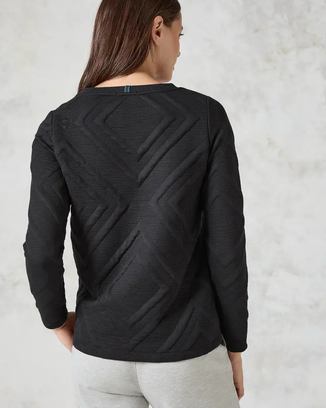 Cecil Shirt with 3D-Structure - Deep Charcoal Grey