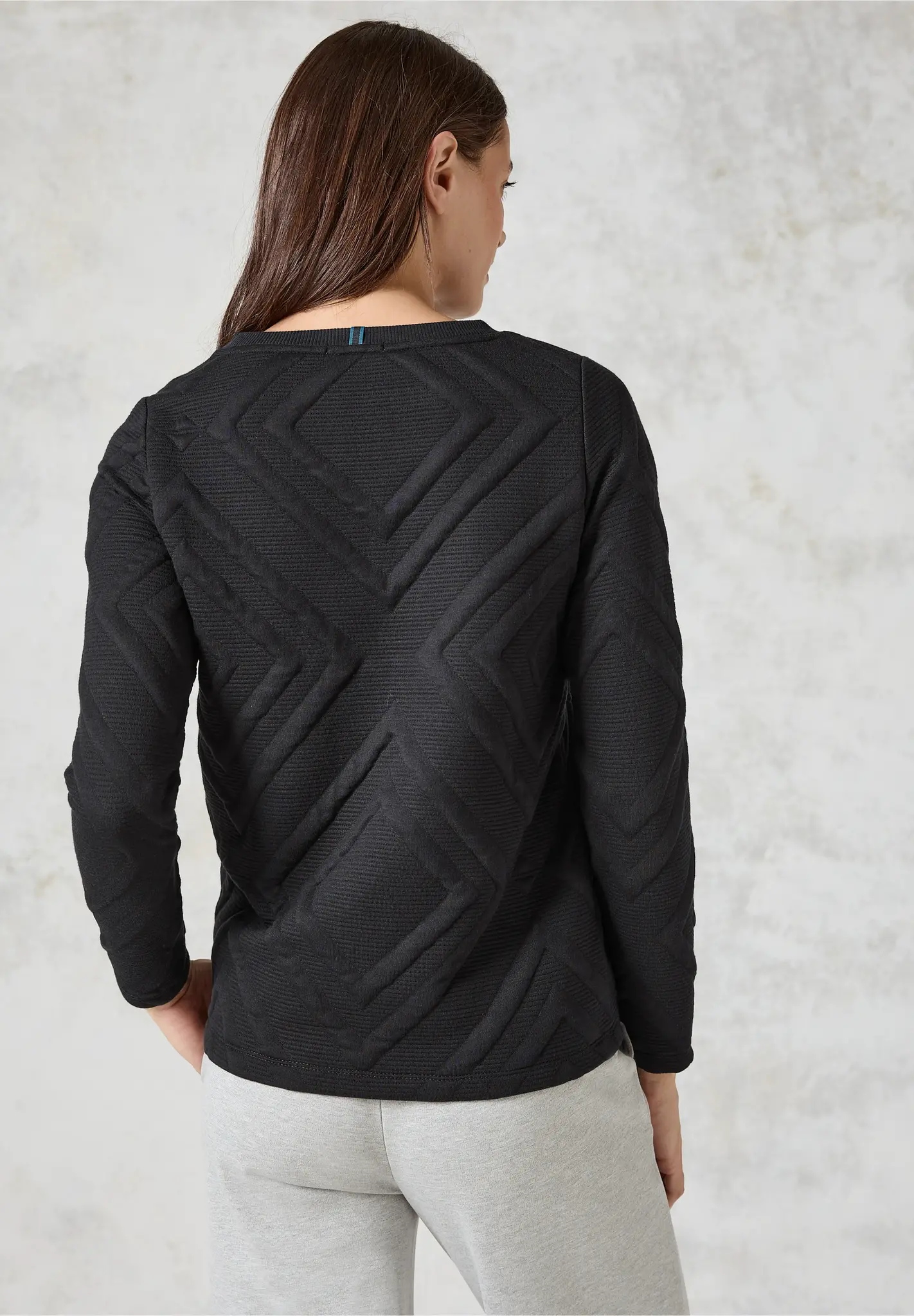 Cecil Shirt mit 3D-Struktur - Deep Charcoal Grey