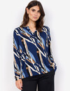 Soyaconcept Shirt Marica AOP 305 - Blue Iris Combi