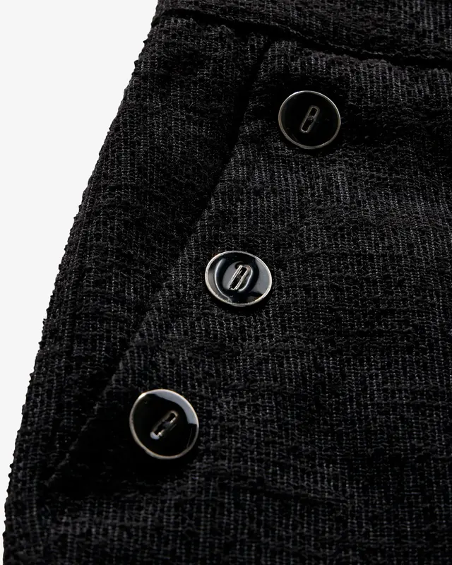 Street One Bouclé Broek - Black