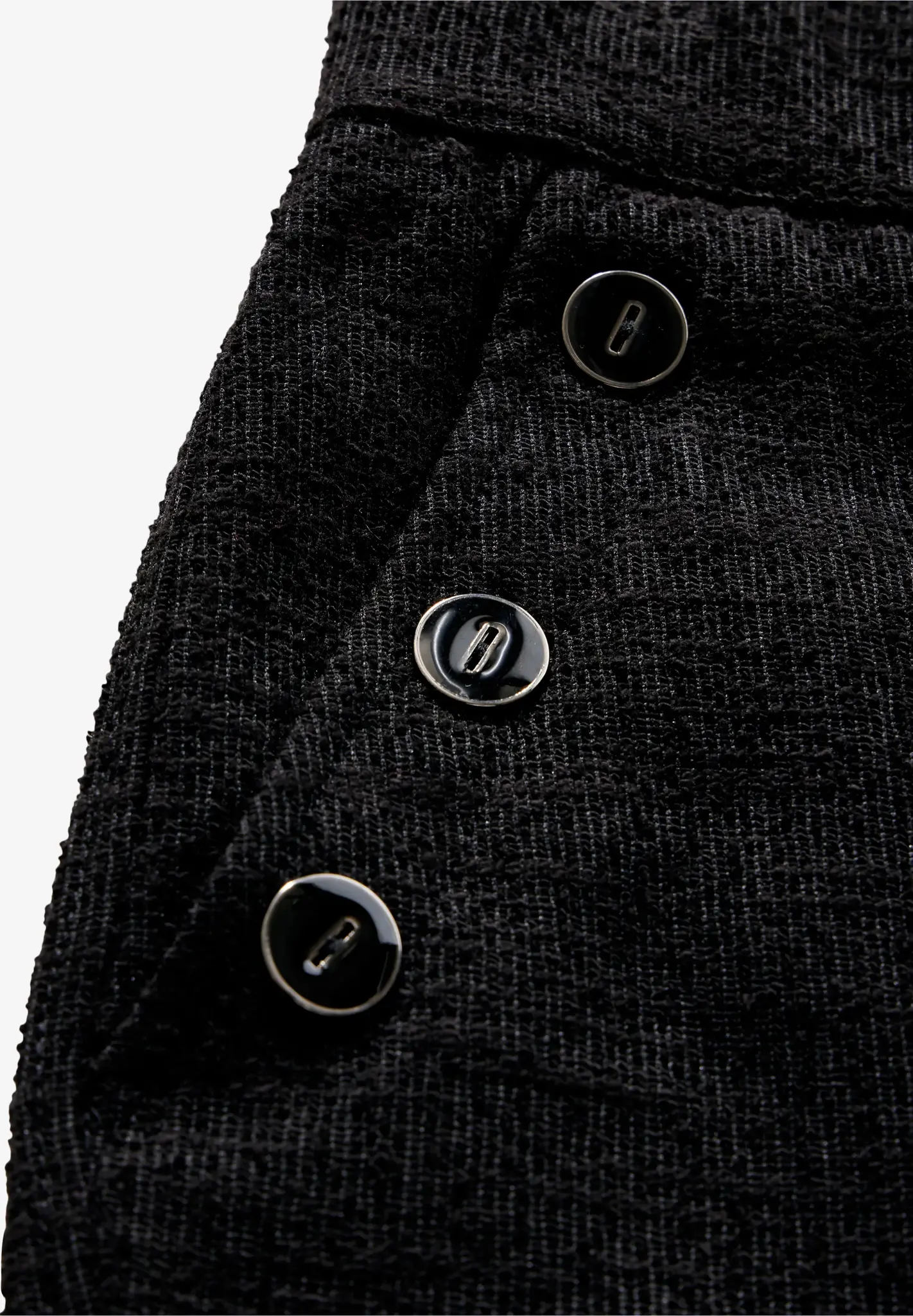 Street One Bouclé Hose - Black