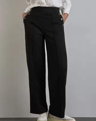 Street One Bouclé Broek - Black