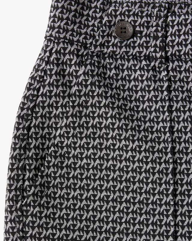 Street One Jacquard Hose - Black