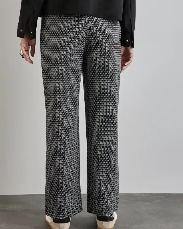 Street One Jacquard Hose - Black