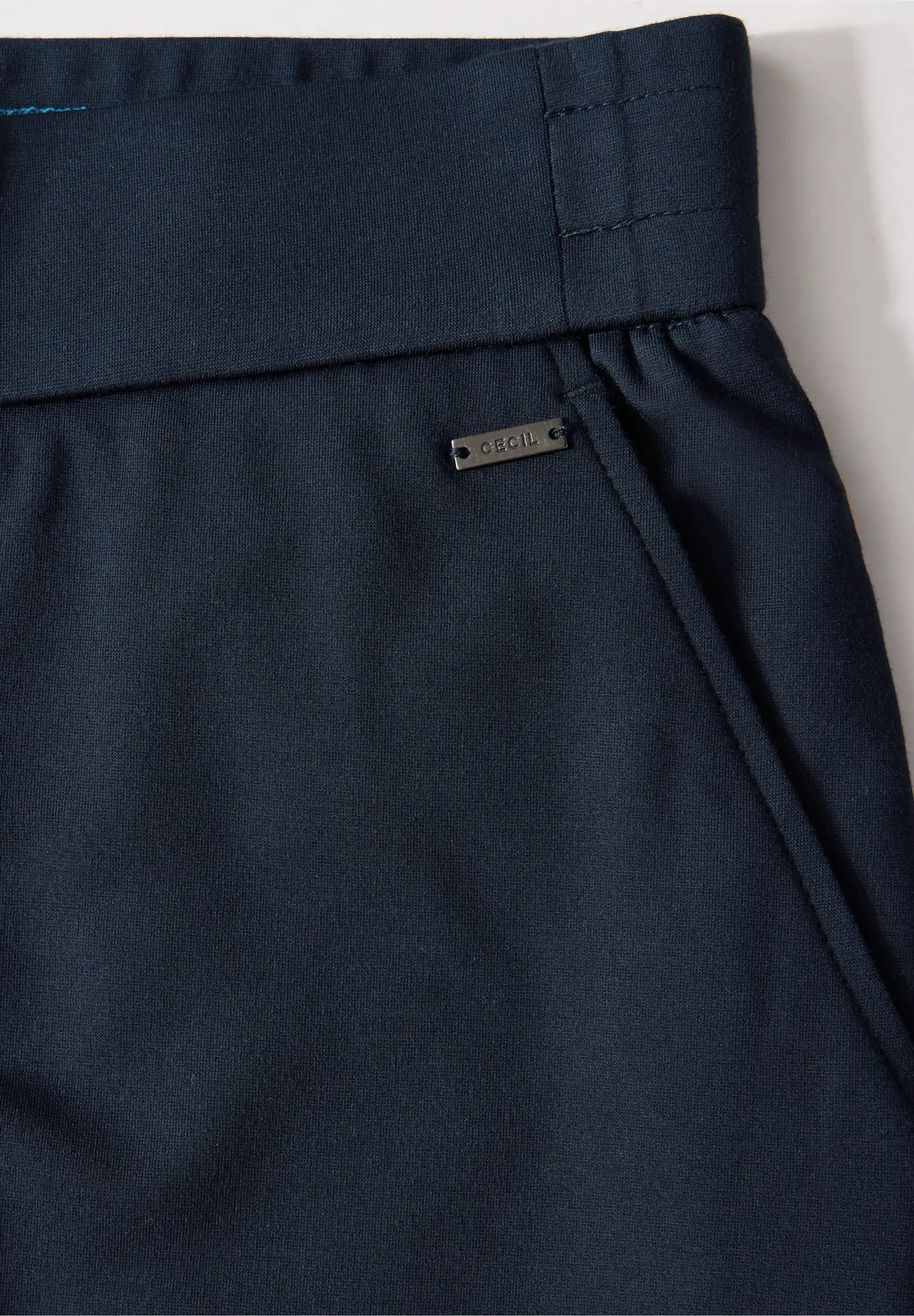 Cecil Loose Fit Pants Neele - Deep Petrol