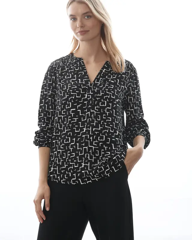 Street One Tuniek met Print - Black