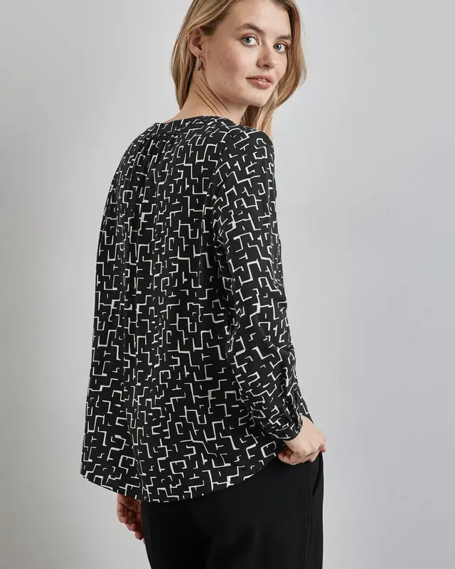 Street One Tuniek met Print - Black