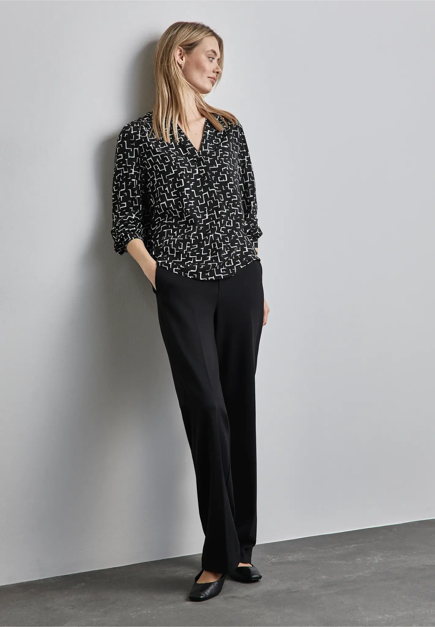 Street One Bedruckte Tunika - Black