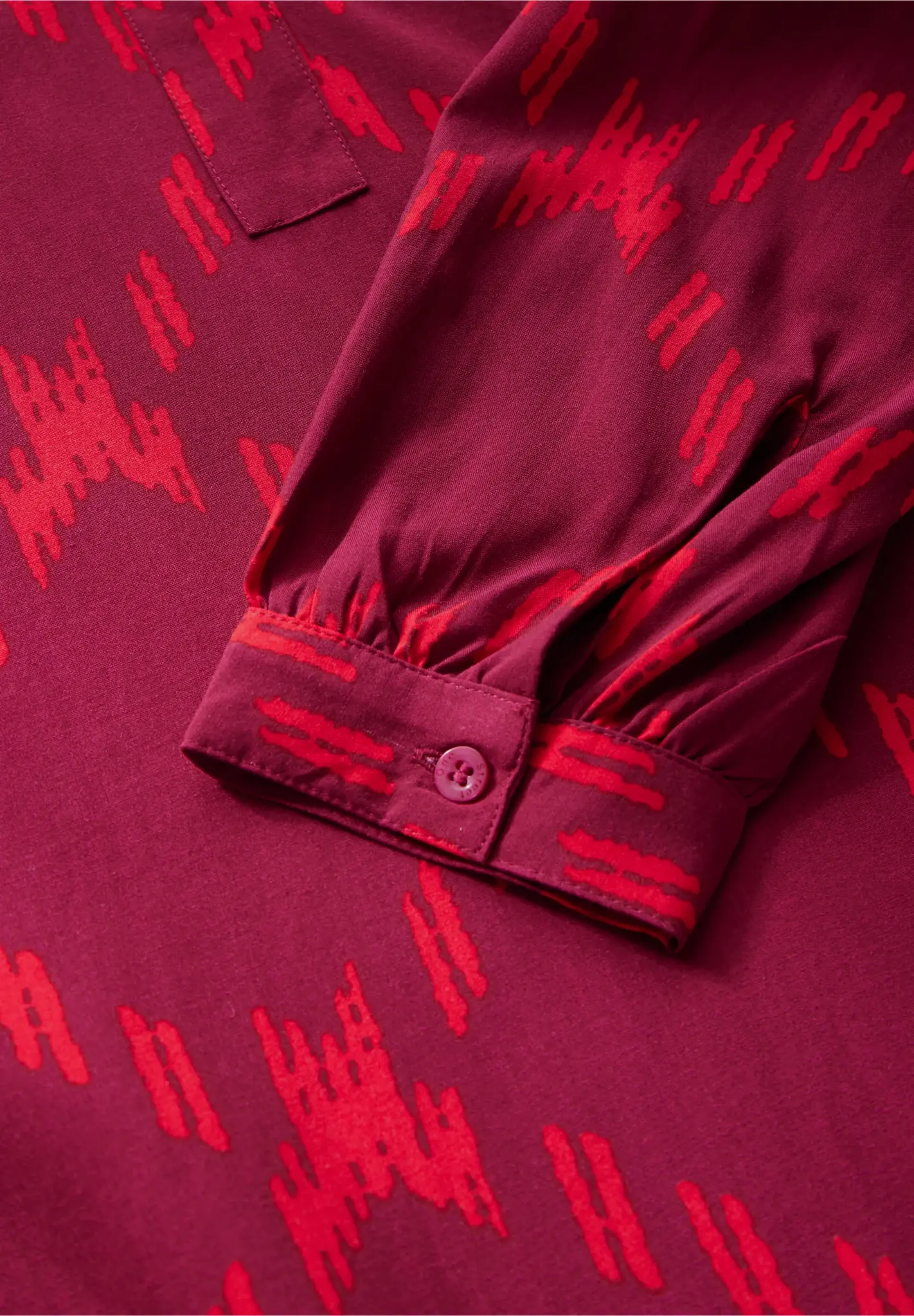 Street One Tuniek met Print - Beet Red