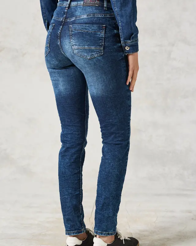 Cecil Jeans im Slim Fit Toronto - Mid Blue Wash