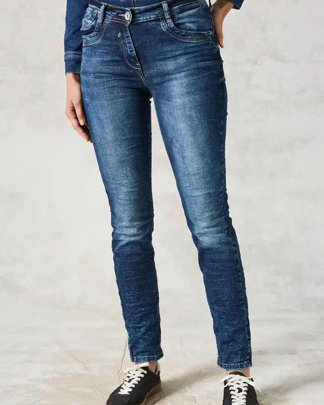 Cecil Jeans im Slim Fit Toronto - Mid Blue Wash
