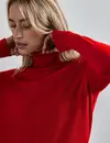 Street One Basic Rollkragen-Pullover - Autumn Red