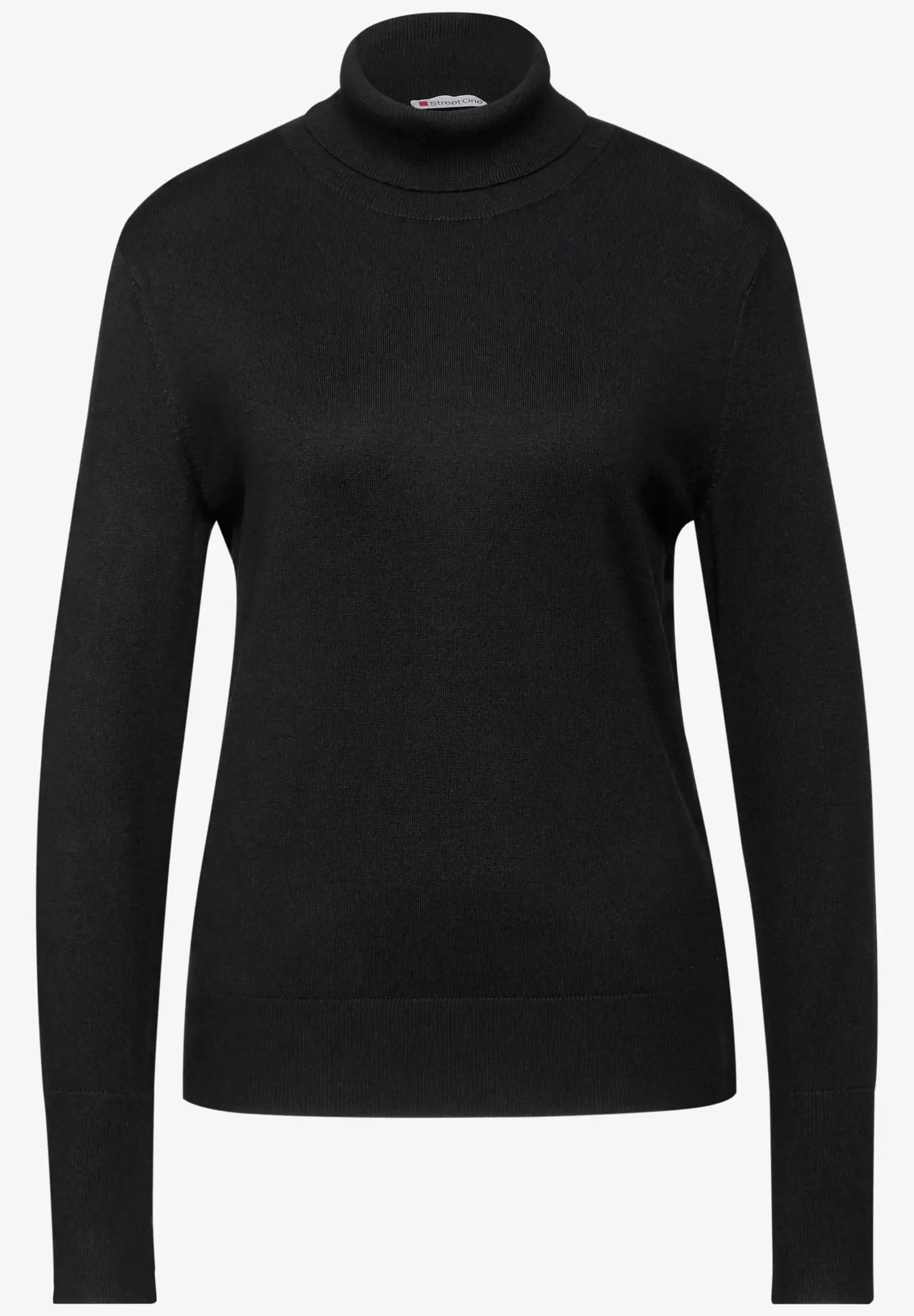 Street One Basic Turtleneck Jumper - Black