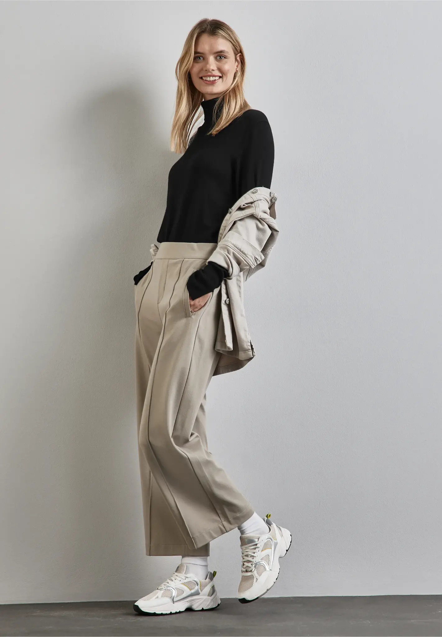 Street One Basic Turtleneck Jumper - Black