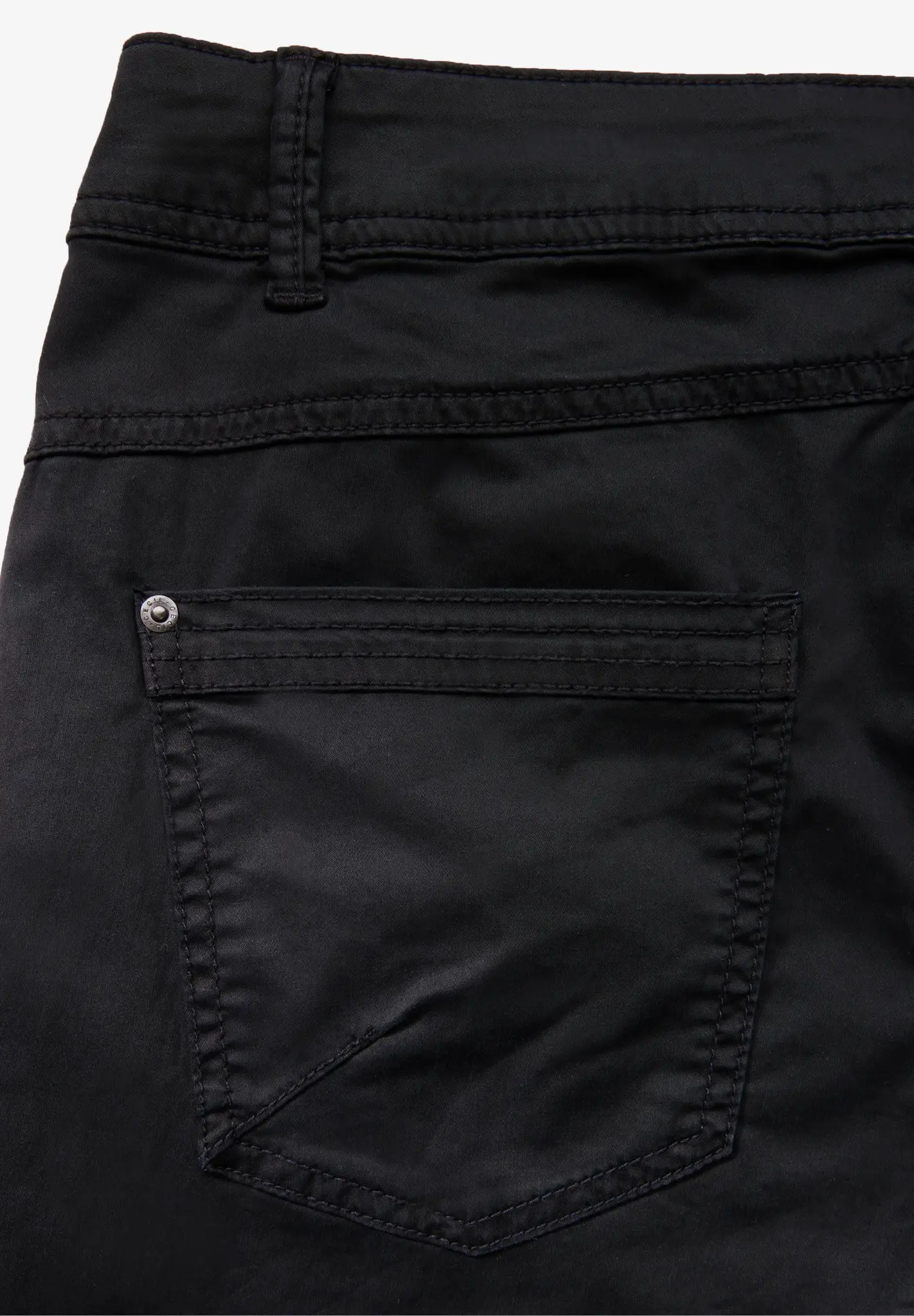 Cecil Casual Broek Scarlett - Deep Charcoal Grey